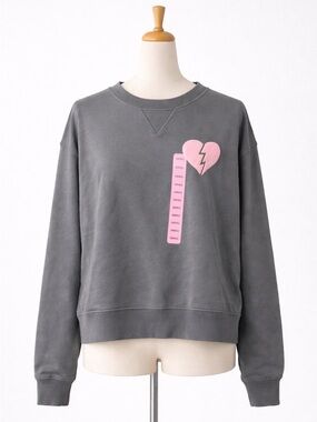 Wildfox Charcoal Crewneck Sweatshirt S